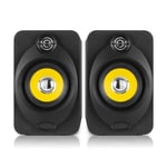 XP40 Bluetooth Active Studio Monitor Speakers 4" Media Desktop DJ Producer Pair