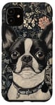 iPhone 11 Boston Terrier Dog Vintage American Gentleman Case