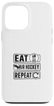 Coque pour iPhone 13 Pro Max Eat Air Hockey Repeat - Funny Air Hockey