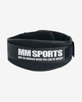 Träningsbälte - S - Black - Body Science Neoprene Belt - Lyftarbälte, Träningstillbehör