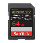 Sandisk Extreme Pro 64GB 280MB/s V60 C10 UHS-II