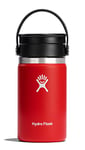 HYDRO FLASK - Travel Coffee Flask 354 ml (12 oz) - Vacuum Insulated Stainless Steel Travel Mug with Leak Proof Flex Sip Lid - BPA-Free - Wide Mouth - Goji