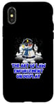 iPhone X/XS The Art of Law Enforcement on Display Funny Police Officer Case