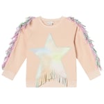 Stella McCartney Kids Collegegenser Med Frynser Rosa | Rosa | 8 years