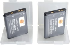 2-Pack Rechange Batterie pour Nikon EN-EL19 Coolpix S100 S2500 S2600 S2700 S2750 S3100 S3200 S3300 S3400 S3500 S4100 S4150 S4200 S4300 S4400 S5200 S6400 S6500 S6600