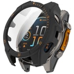 Garmin Fenix 8 51mm Heltäckande skal med inbyggt skärmskydd, Svart