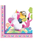 Universal Despicable Me-Serviettes de table, 91384, blanc