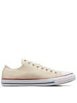 Converse Unisex Ox Trainers - Off White, Off White, Size 8, Women