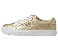 GUESS Women's Loven3 Trainers, Gold, 6 UK