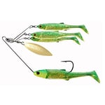 LIVE TARGET Livetarget Mnsr14lg856 Baitball Spinner Rig, d'eau Douce, Grande, 1/56,7 Gram, Poids, 1 '-15' Profondeur, Citron Vert Chartreuse/doré, per 1