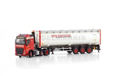 WSI 01-4292 Globetrotter Volvo 6X2 Remorque Pour Container 40FT - 3 Axes - 1:50