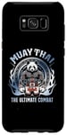 Coque pour Galaxy S8+ Muay Thai Ultimate Combat - Boxe thaïlandaise et panda