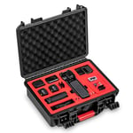 STARTRC OSMO Pocket 3 Hard Case Multifunctional Portable Waterproof Hard Case for DJI Pocket 3 Creator Combo Camera Accessories, Black, Suitcase