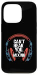 Coque pour iPhone 13 Pro Casque DJ ingénieur du son studio de mixage amateur de musique