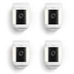 Ring Spotlight Cam Plus [Battery] (White) - 4-Pack