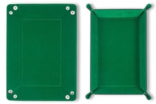 Rectangle Folding Dice Tray (Green)