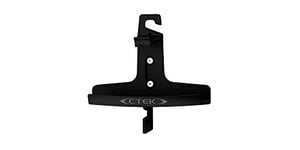 CTEK MOUNTING BRACKET, Rangement Pratique et Sécurisé pour Chargeur de Batterie CTEK, Compatible Chargeurs CTEK de 3,8 à 5 Ampères, Accès aux Fonctions du Chargeur