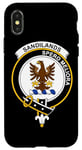 Coque pour iPhone X/XS Armoiries Sandilands - Blason de la famille