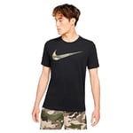 Nike DD6894 M NK DF TEE CAMO FILL GFX T-shirt mens black S