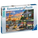 Ravensburger Puslespill 2000p - Solnedgang i Paris (10216716)