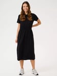 KAFFE Celina Jersey Dress, Black Deep