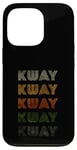 Coque pour iPhone 13 Pro T-shirt Kway Love Heart style grunge vintage noir Kway