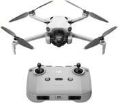 DJI Mini 4 Pro (DJI RC-N2), Mini Drone Pliable avec Caméra HDR 4K pour Adultes, Moins de 0,549 lb/249 g, Temps de Vol 34 min, Distance de Transmission Vidéo max. 20 km, Klasse-C0