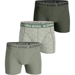 Björn Borg Core 3-Pak Boxershorts Barn - Grønn - str. 170