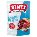 RINTI Connoisseur-kjøttposer 10 x 400 g - Fjørfehjerter