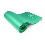 ProsourceFit Tapis de Yoga et de Pilates Extra Épais Vert 1 cm d'Épaisseur ps-1998-etm-green