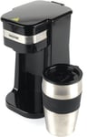 Salter One Cup Coffee Maker – Filter Coffee Machine, Washable & Reusable Filter,