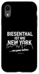 Coque pour iPhone XR Biesenthal est comme New York une inscription amusante sur la Biesenthal