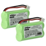 2x Batterie pour Siemens Gigaset AL110a A260 TRIO A265 A345 AL110 700mAh 2,4V