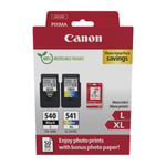 Canon PG540L/CL541XL, sort/farve Foto økonomipakke