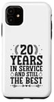 Coque pour iPhone 11 20 ans de service et toujours le meilleur anniversaire de mariage