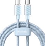 Mcdodo Dichromatic USB-C to USB-C Cable 100W - Blå, 1,2 meter