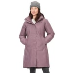 Marmot Wm's Chelsea Coat, Manteau d'hiver à capuche imperméable et isolé, parka en duvet chaude et coupe-vent, doudoune respirante, Femme, Hazy Purple, M