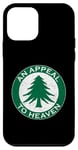 Coque pour iPhone 12 mini Un appel au ciel drapeau de pin rond de la Nouvelle-Angleterre