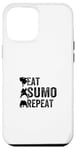 Coque pour iPhone 13 Pro Max Eat Sumo Wrestling Repeat - Sumo Wrestling