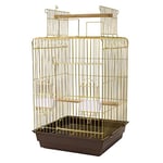 Arquivet Cages à Oiseaux - Kit 2 Cages Lecce - Ouverture supérieure - 47,5 x 47,5 x 86 cm