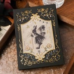 Retro Gothic Style Notebook Hand Ledger Notepad Gift Diary Book  Student