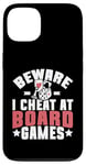 Coque pour iPhone 13 Beware i cheat on Board Games Night