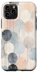 Coque pour iPhone 11 Pro Mini flocons de neige motif de rideau abstrait