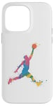 Coque pour iPhone 14 Pro Max Basketteur Cadeau Basket Maillot Basketball Couleur Noel