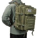 QT&QY 45L Military Tactical Reppu Molle Army Assault Pack CCW 3 päivän selviytymislaukku Vaellus Vaellusreppu raskas reppu Tree Camo