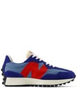 New Balance Mens 327 Trainers - Blue, Blue, Size 9, Men