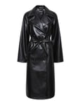 PIECES Trench Pcnatrix Coat, Noir, M Femme