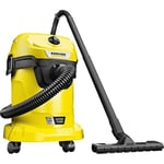 Kärcher WD 3-18 V-17/20 - Aspirateur eau et poussières sur batterie(+ batterie 18V 5Ah + chargeur standard) Sec & humide