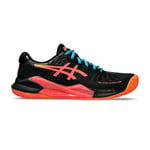 ASICS Homme Gel-Challenger 14 Padel Sneaker, Black Blazing Coral, 39.5 EU