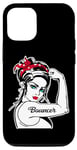 iPhone 12/12 Pro Female Bouncer Rosie The Riveter Pin Up Girl Bouncer Case